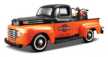 Harley Davidson Shop Truck, ford, harley, pickup, truck HD wallpaper
