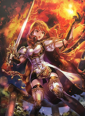 “Celica in Fire Emblem Heroes” HD phone wallpaper