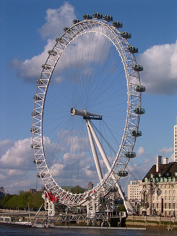 London Eye, Stunning , Magnificent architecture, Tourist attraction HD phone wallpaper