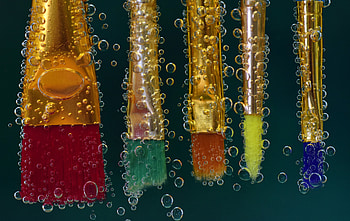 Art, Bubbles, Macro, Liquid, Brush, Brushes, Tassels, Artistic, Tassel HD wallpaper