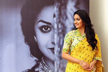 Keerthi Suresh, eye, Savitri HD wallpaper