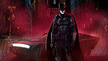 The Batman Night Cyberpunk Neon , batman, superheroes, artist, artwork, digital-art, neon, artstation HD wallpaper