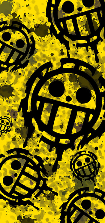 Heart pirates, art, heartpirates, painting, trafalgar, trafalgarlaw, onepiecelogo, onepiece, trafalgarlawlogo, anime, heartpirateslogo HD phone wallpaper