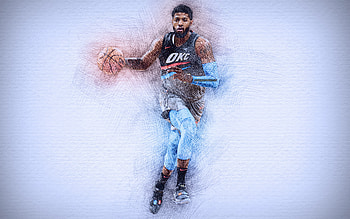 Paul George, NBA, OKC, basketball HD wallpaper