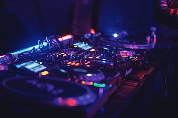 Dj, Music, Neon, Equipment, Apparatus, Sound Recording HD wallpaper