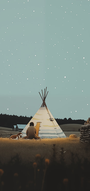 Camping tent, outdoor HD phone wallpaper