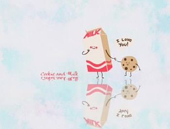 Milk, funny HD wallpaper