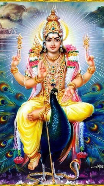 Murugan Vinayagar, Peacock, Background HD phone wallpaper