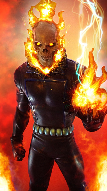 Ghost Rider, Ghost Rider Marvel Character HD phone wallpaper