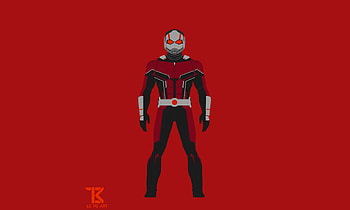 Ant-man, minimal, superhero, artwork HD wallpaper