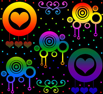 Colours of love ......, appreciation, colours, love, universe HD wallpaper