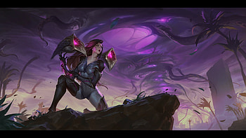 Kaisa, Kai'Sa (League of Legends), video game, Legends of Runeterra HD wallpaper