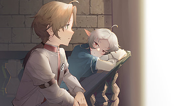 Rudeus & Sylphiette, Rudeus Greyrat, Sylphiette (Mushoku Tensei: Jobless Reincarnation), Anime, Mushoku Tensei: Jobless Reincarnation HD wallpaper