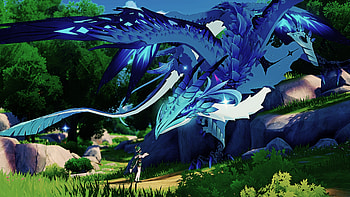 Genshin Impact Dragon Encounter, video game, Genshin Impact HD wallpaper