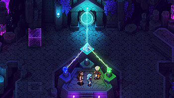 Enigmatic Pixel Star Altar, video game, Sea of Stars HD wallpaper