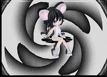 Quiet as a mouse, quiet, mouse, sitting HD wallpaper