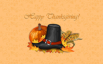 Pilgrim Hat Thanksgiving HD wallpaper