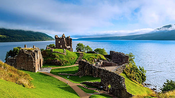 Loch Ness, Urquhart Castle beauty, Loch Ness scenery, Bing showcase HD wallpaper