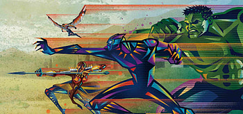 Team wakanda, poster, Avengers: infinity war, fandango poster HD wallpaper