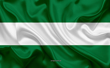 Flag of Santa Cruz de la Sierra, , silk texture, Santa Cruz de la Sierra, Bolivian city, Santa Cruz de la Sierra flag, Bolivia HD wallpaper