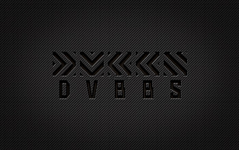 DVBBS carbon logo, , Chris Chronicles, Alex Andre, grunge art, carbon background, creative, DVBBS black logo, music stars, DVBBS logo, DVBBS HD wallpaper