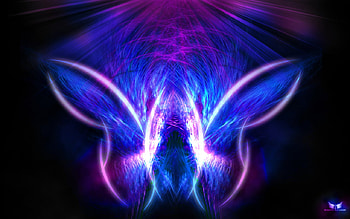 BUTTERFLY FRACTAL, beautiful, fractal, butterfly HD wallpaper