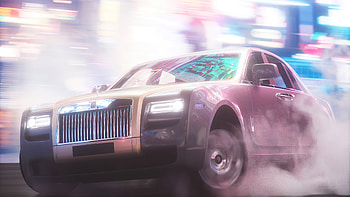 Rolls Royce Drift Smoke , rolls-royce, cars, artist, artwork, digital-art HD wallpaper