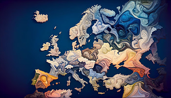 Artistic Europe Map, Europe Map, europe, map, Abstract, geography HD wallpaper