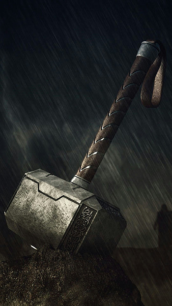 Martillo es mio de Thor, Avengers , Thor's weapon, Marvel artwork HD phone wallpaper