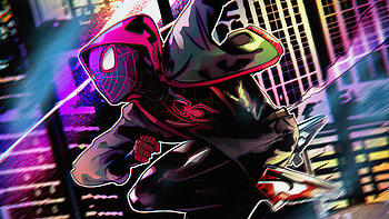 Morales Fanart , spiderman, superheroes, artist, artwork, digital-art, artstation HD wallpaper