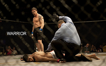 Warrior movie, Hardy's performance, Serene martial arts, Emotional intensity HD wallpaper