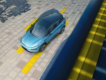 Top View, XPeng G3i SUV HD wallpaper