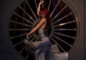 Dance, beautiful, 3d, woman HD wallpaper