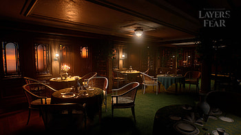 Layers of Fear Game Atmospheric Dining Room, video game, Layers of Fear HD wallpaper