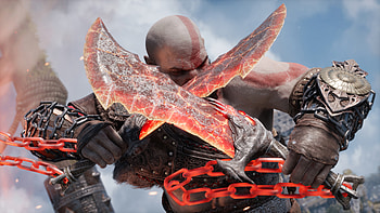 God of War Ragnarök Kratos - Epic Gaming Backgrounds, video game, God of War, God of War: Ragnarök, Kratos (God Of War), Blades of chaos HD wallpaper