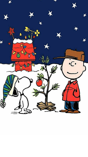 christmas lights, Snoopy, christmas tree, movie HD phone wallpaper