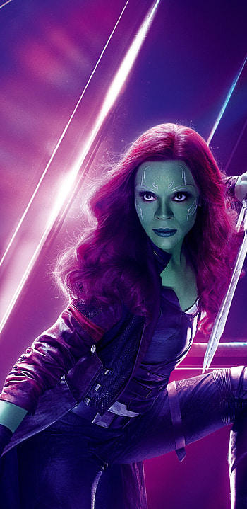 Avengers: Infinity War, Zoe Saldana HD phone wallpaper