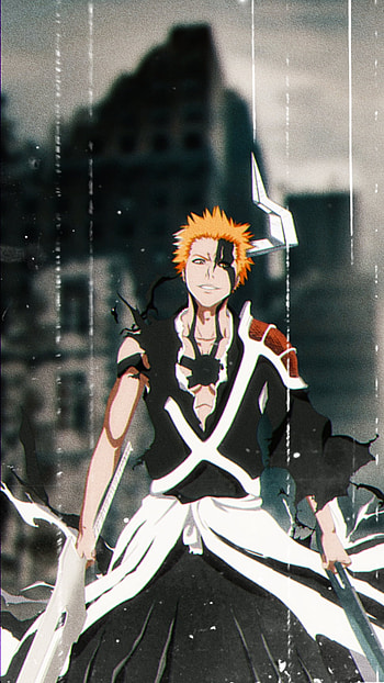 Ichigo, art, kurosaki, waifu, tanjiro, tiktok, bleach, kawai, anime, espada HD phone wallpaper
