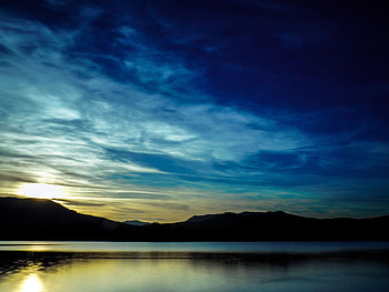 Nature, Rivers, Sky, Night, Horizon HD wallpaper