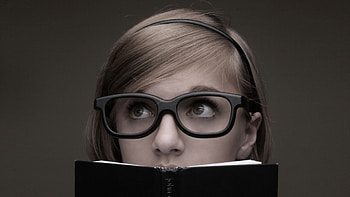 book worm, graphy, pretty, woman, female HD wallpaper