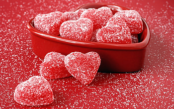 Food, Hearts, Love, Valentine's Day HD wallpaper