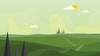 Artistic, Landscape, Minimalist HD wallpaper
