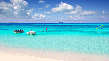 Ses Illetes beach, Formentera (Spain) HD wallpaper
