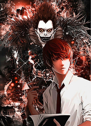 Death note, art, flash graphy HD phone wallpaper