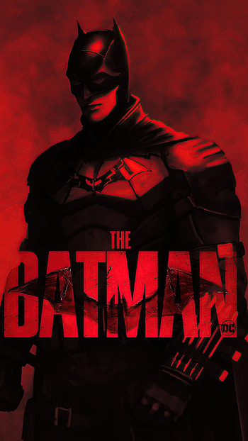 The Batman Posters 2022, The Batman, Poster, Red Theme HD phone wallpaper