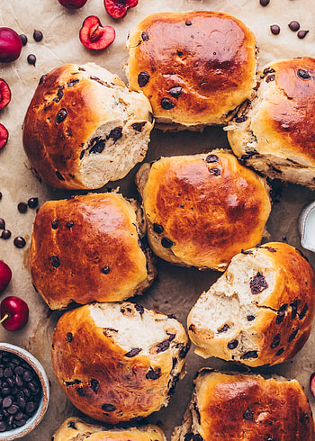 Vegan chocolate brioche, Bun HD phone wallpaper