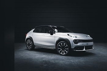 Lynk & Co 02, white compact car, 2018 HD wallpaper