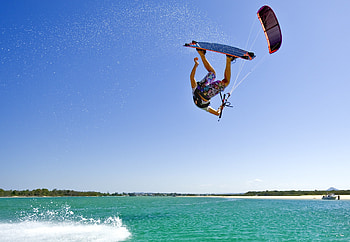 Kiteboarding , Christopher Mercado, Stunning , Extreme sport HD wallpaper