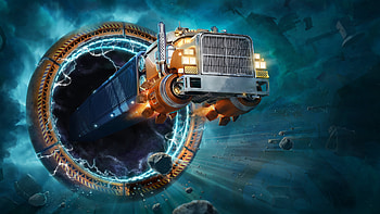 Poster Star Trucker Key Art Banner, video game, Star Trucker HD wallpaper
