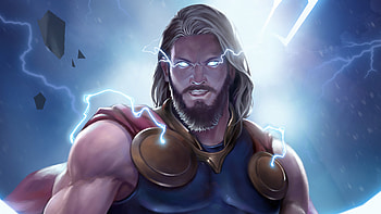 Thorart, thor, superheroes, artwork, digital-art HD wallpaper